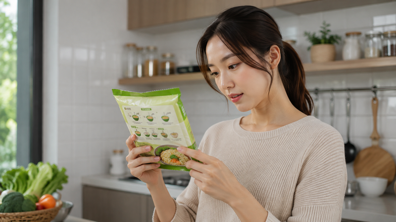 Luôn kiểm tra nhãn dinh dưỡng trên bao bì để biết chính xác lượng calo