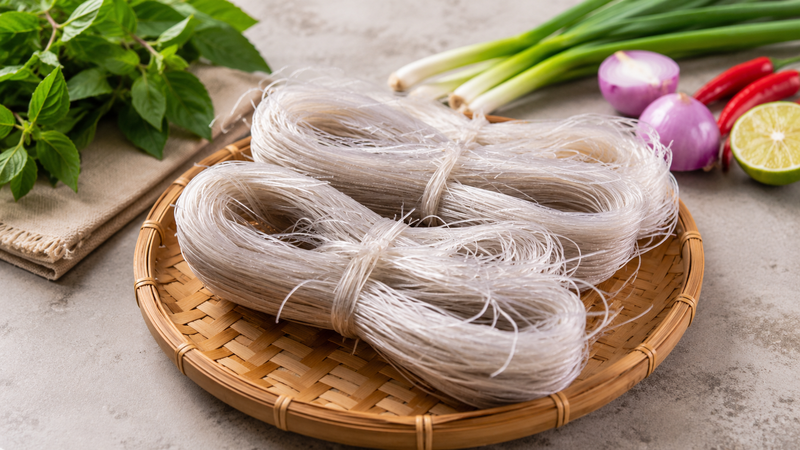 Ưu tiên sử dụng miến dong để giảm lượng calo nạp vào
