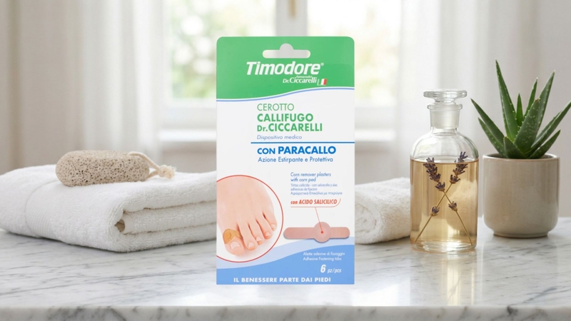 Miếng dán loại bỏ mụn cóc, vết chai Timodore (6 miếng)