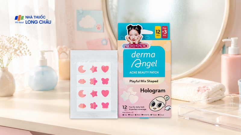 Miếng dán mụn DermaAngel Acne Beauty Patch Hologram