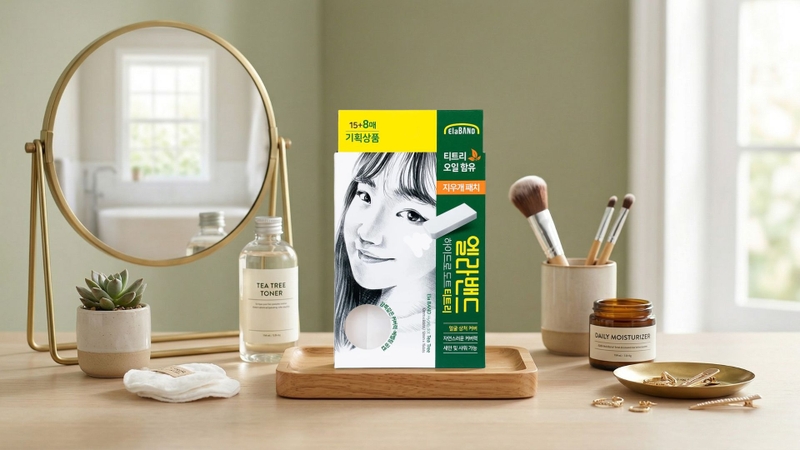 Miếng dán mụn Elaband Hydrodot Teatree (23 miếng)