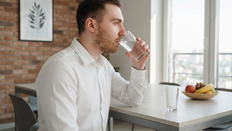 Uống đủ nước có thể cải thiện tình trạng miệng hôi và đắng