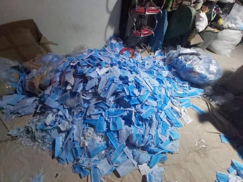 Mối nguy hại từ việc dùng khẩu trang tái chế 2