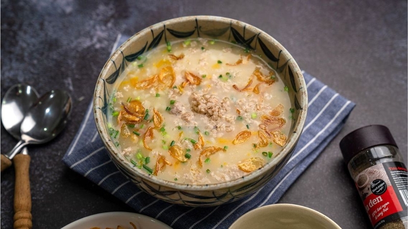 Cháo là món ăn mềm, dễ tiêu, phù hợp với nhiều giai đoạn thai kỳ