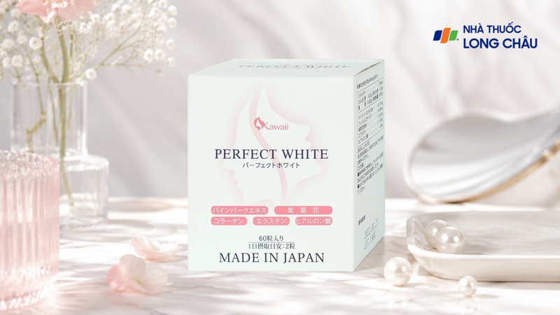 Perfect White Jpanwell hỗ trợ giúp da sáng và căng mịn, cải thiện thâm nám