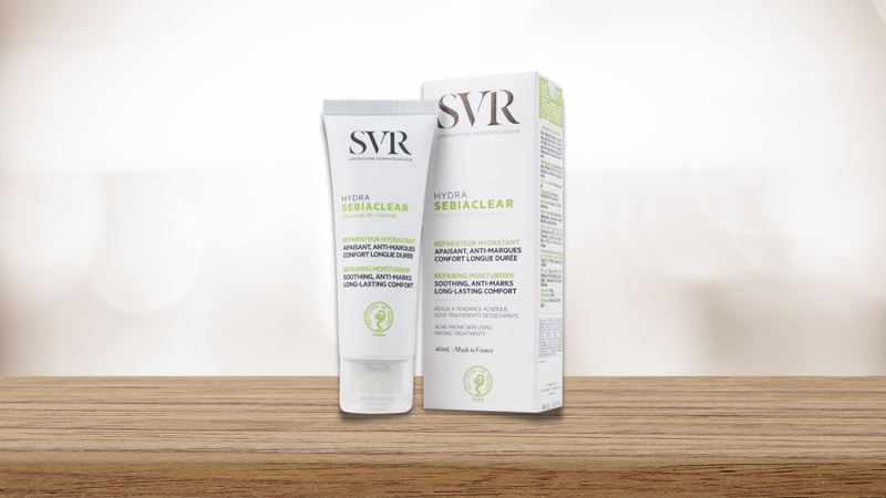 Kem bôi SVR Sebiaclear Hydra dưỡng ẩm cho da dầu mụn