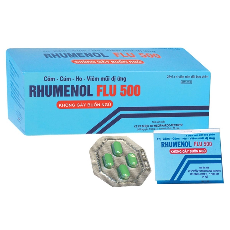 Một số thông tin về thuốc cảm cúm rhumenol 1