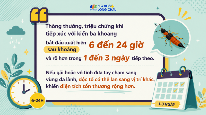 Các tổn thương cần vài giờ để biểu hiện rõ ràng