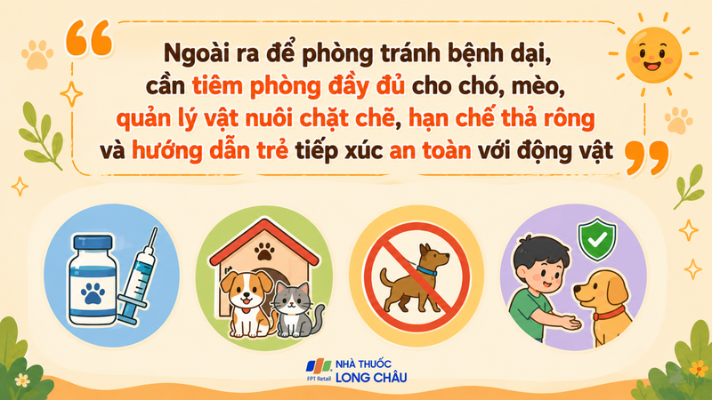 Cũng cần chú ý tiêm phòng đầy đủ cho chó và mèo