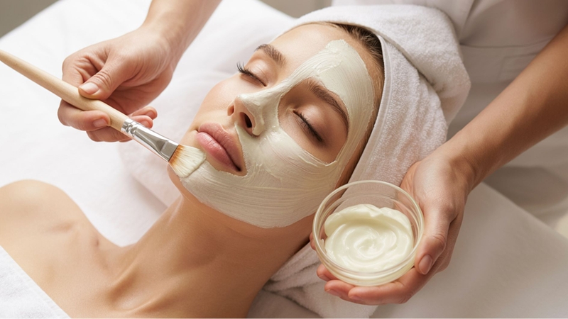 Mặt nạ đất sét có khả năng hấp thụ dầu thừa trên da