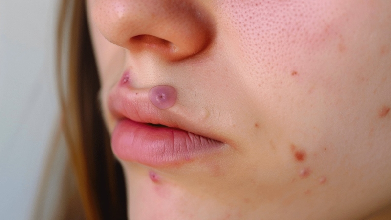 Mụn ở nhân trung – Nguyên nhân và cách điều trị mụn nhân trung 1