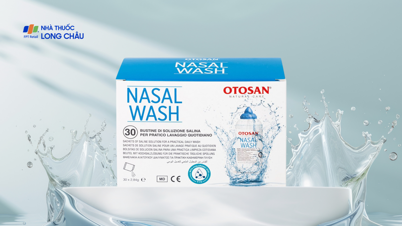 Muối rửa mũi xoang Otosan Nasal Wash