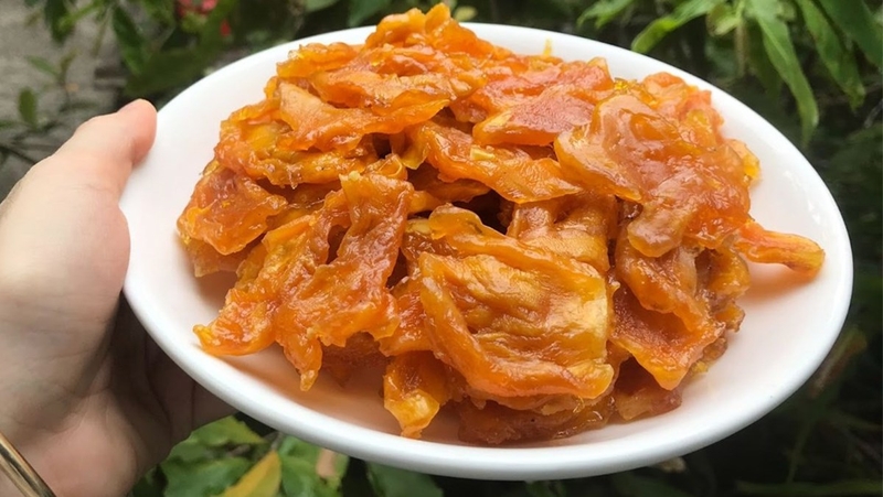 Thành phẩm là mứt mít dẻo ngọt