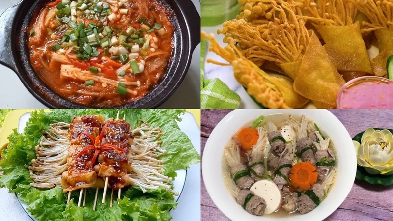 Nấm kim châm ăn sống được không? 3