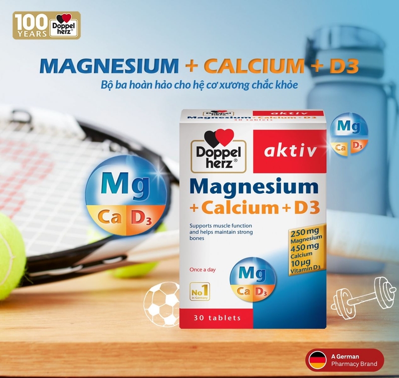 Nâng cao hiệu quả phòng ngừa loãng xương nhờ bộ ba Canxi - Magie - D3 5