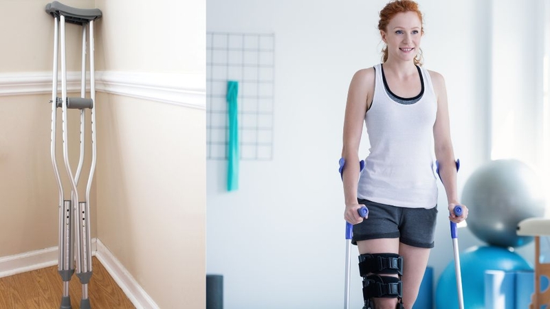 Nạng cho người gãy chân: Hướng dẫn sử dụng 2