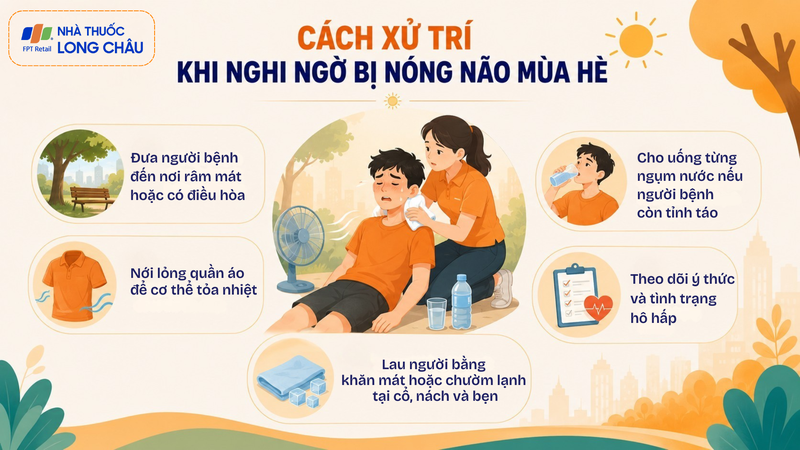 Xử trí đúng ngay từ đầu giúp hạn chế nguy cơ tổn thương do sốc nhiệt