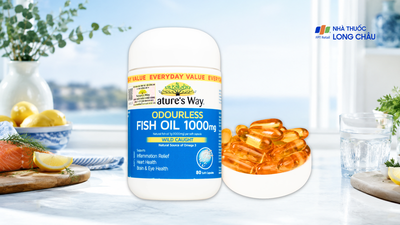 Nature’s Way Odourless Fish Oil 1000mg