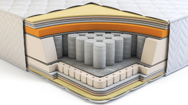 Nệm lò xo có khả năng thoáng khí tốt