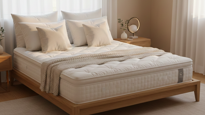 Không gian xếp nệm lò xo cũng ảnh hưởng đến chất lượng giấc ngủ