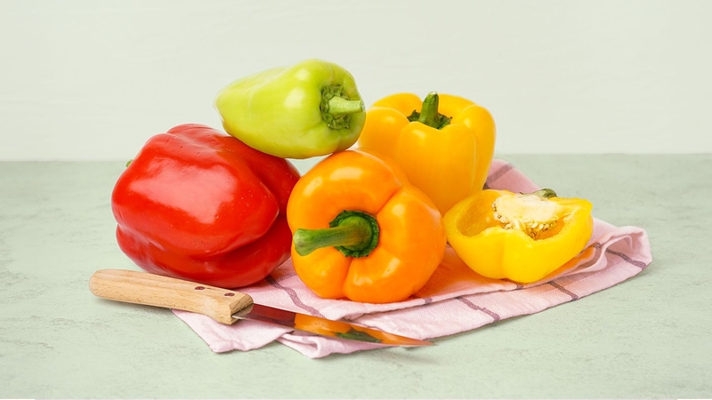Ớt chuông có giá trị dinh dưỡng cao, đặc biệt là hàm lượng vitamin C ấn tượng