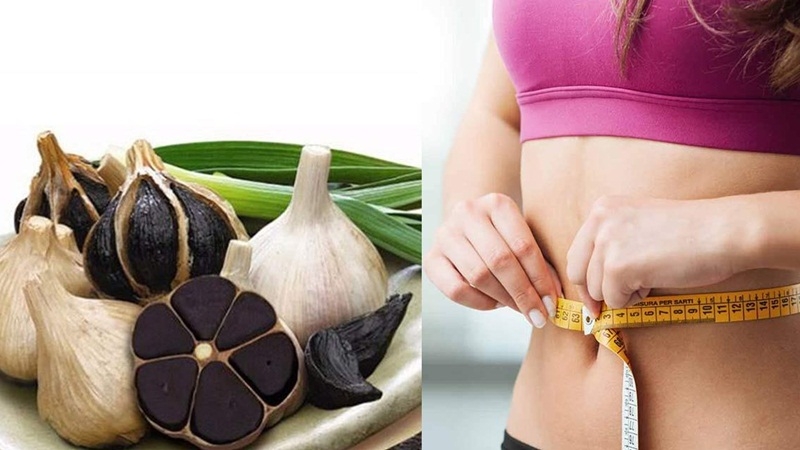 Tỏi đen hỗ trợ đốt mỡ, giảm cân