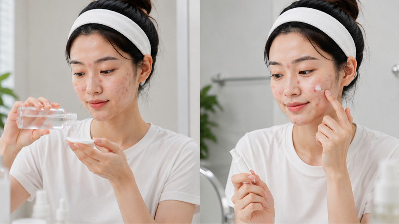 Nên bôi kem trị mụn trước hay sau toner?