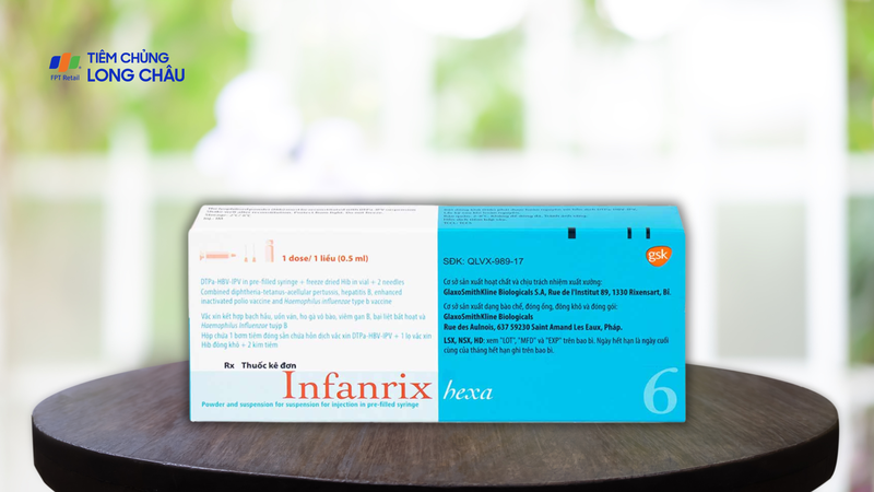 Vắc xin Infanrix Hexa là một trong những vắc xin 6 trong 1 được sử dụng rộng rãi trên toàn cầu