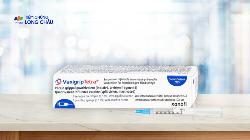 Vắc xin Vaxigrip Tetra xuất xứ từ Pháp