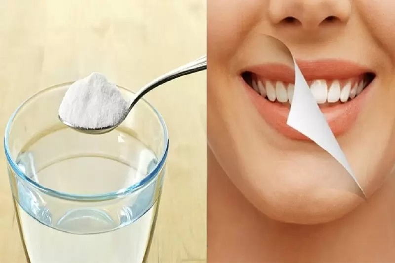 Ngậm nước muối có trắng răng không?