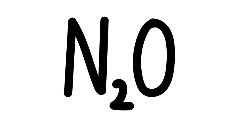 Ngộ độc N₂O xảy ra khi hít phải một lượng lớn khí