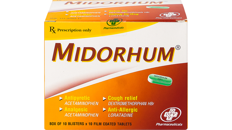 Thuốc Midorhum Opv điều trị các triệu chứng cảm cúm là giải pháp tốt nhất giúp giảm các triệu chứng cảm cúm