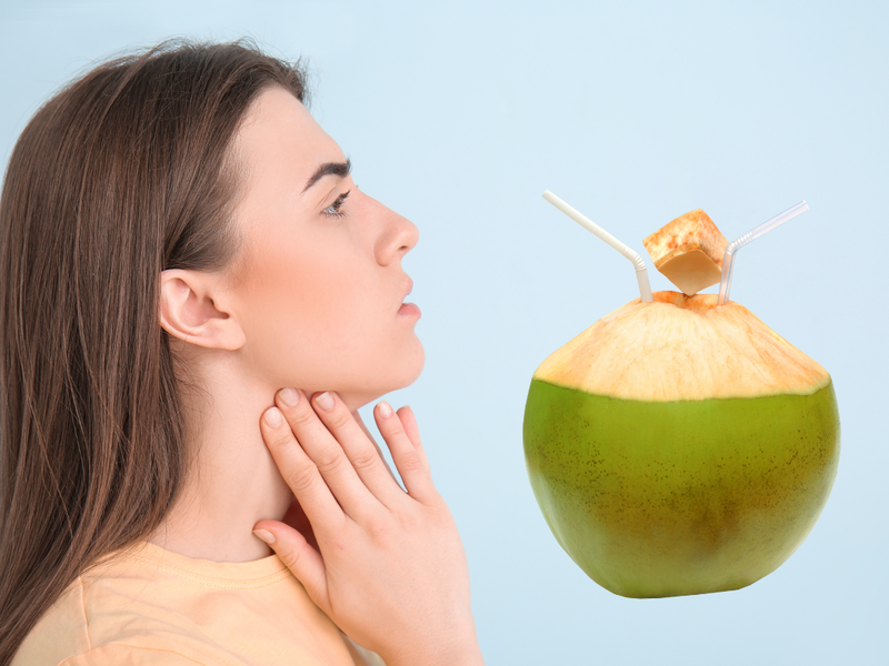 Người bị bệnh cường giáp có nên uống nước dừa không?3
