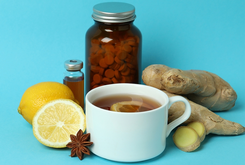 Uống gừng làm ấm họng, đỡ ho