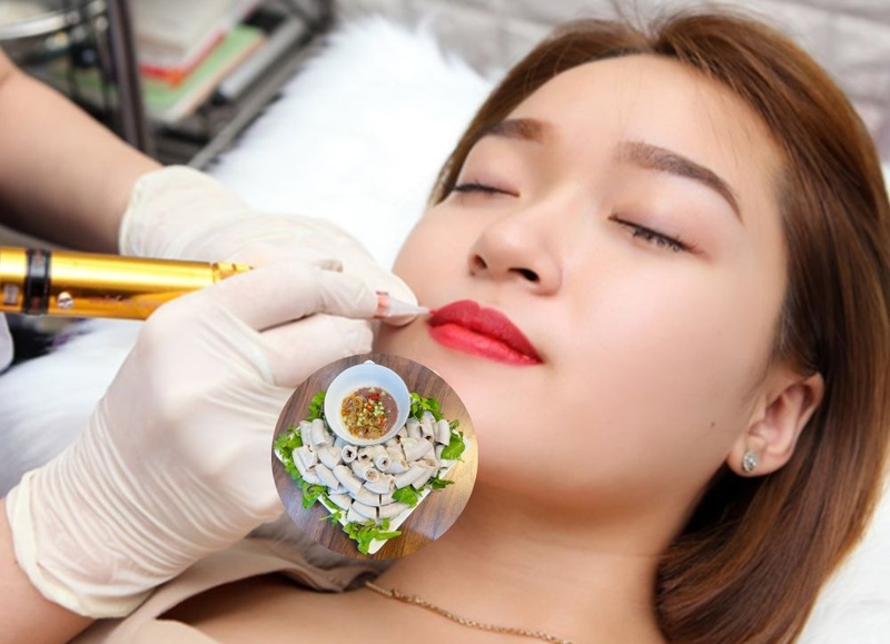Người phun xăm môi có ăn được lòng lợn không? Cần chú ý gì khi mới phun xăm môi? 2