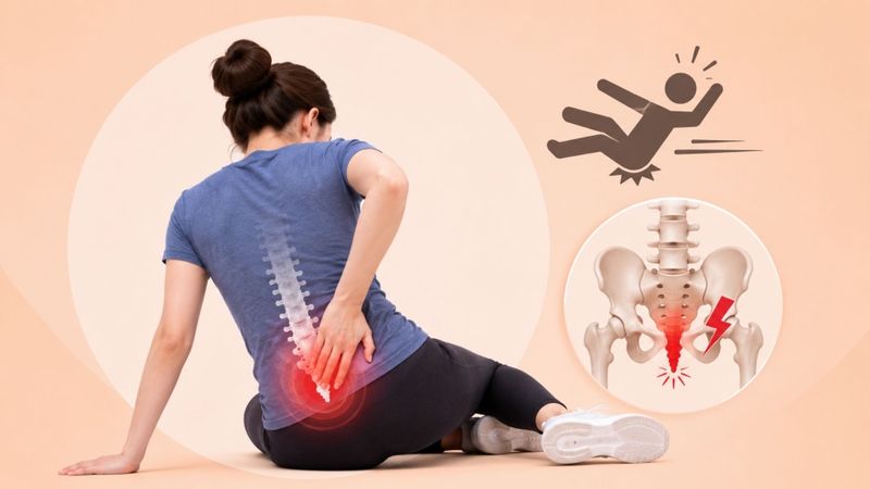 Một trong những nguyên nhân bị đau xương gần hậu môn là do chấn thương trực tiếp