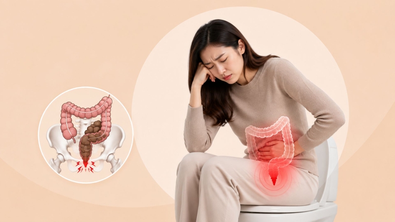 Các vấn đề tiêu hóa cũng có thể làm tăng áp lực và gây đau vùng xương cụt