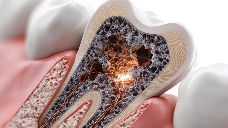 Răng từng trám lớn thường yếu hơn do mất nhiều mô răng thật, nên dễ bị nứt hoặc gãy khi ăn nhai mạnh