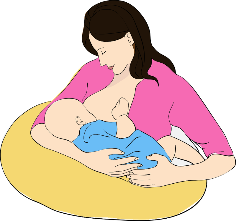 Nhận biết các tư thế đúng qua hình ảnh mẹ cho con bú 1