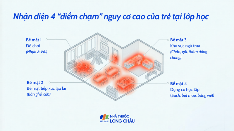 Nhận diện 4 "điểm chạm" nguy cơ cao của trẻ tại lớp học