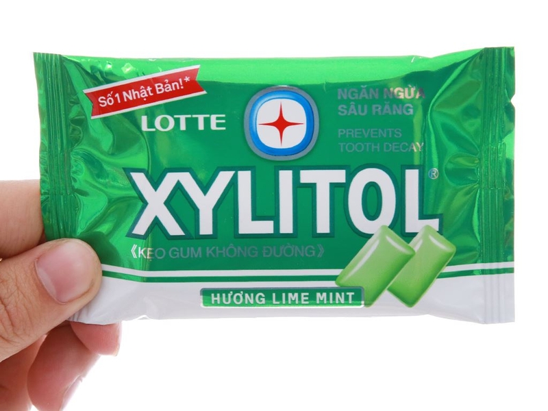 Nhãn hiệu kẹo cao su nổi tiếng: Lotte Xylitol