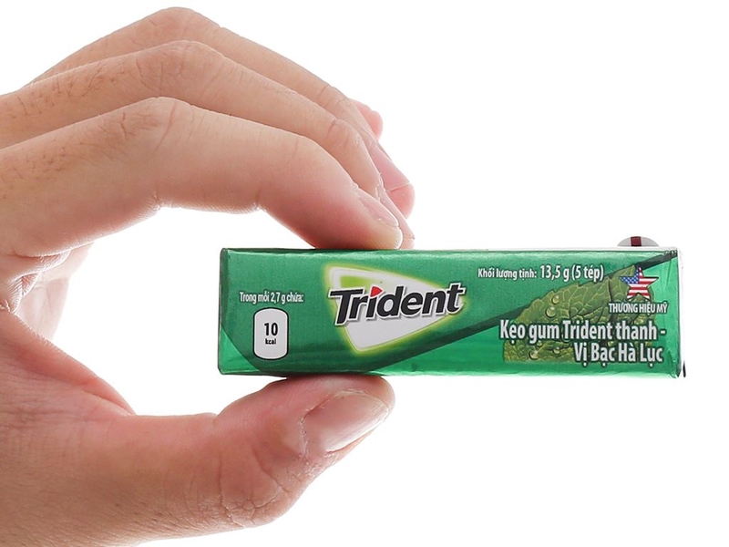 Nhãn hiệu kẹo cao su nổi tiếng: Trident Ice
