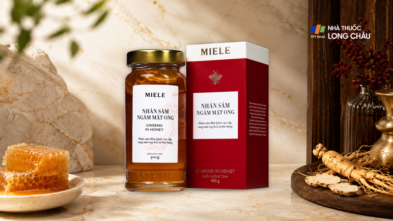 Nhân sâm ngâm mật ong Miele (400g)