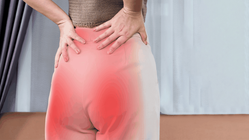 Bệnh thường gây đau, căng cứng, tê bì và khó đi lại. Cần đi khám sớm nếu đau kéo dài, đau dữ dội sau chấn thương hoặc kèm sưng đỏ, sốt