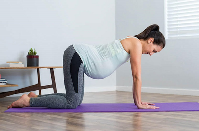 Những bài tập pilates cho bà bầu tại nhà 3