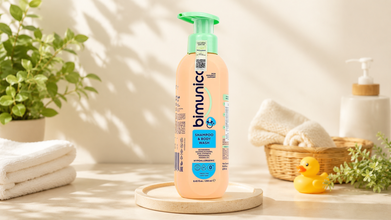 Bimunica Shampoo & Body Wash là sản phẩm tắm gội làm sạch da và tóc