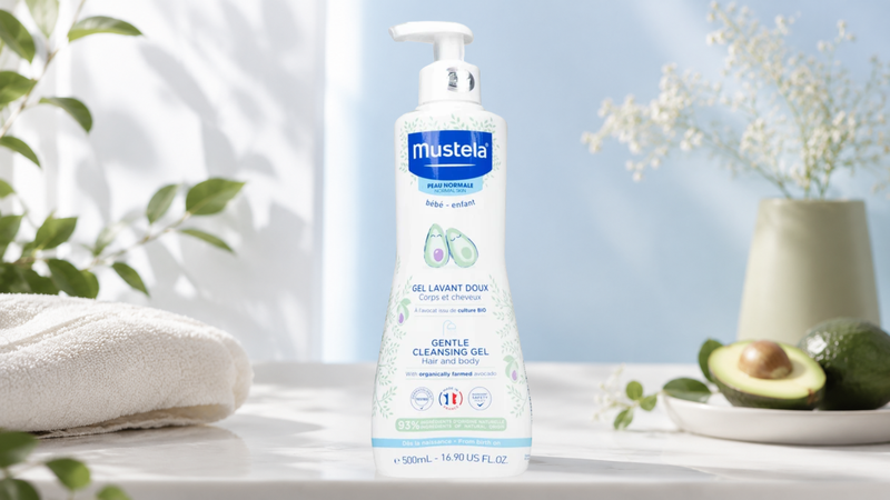 Gel tắm gội trẻ em Mustela Gentle Cleansing Gel Lavant Doux 500ml