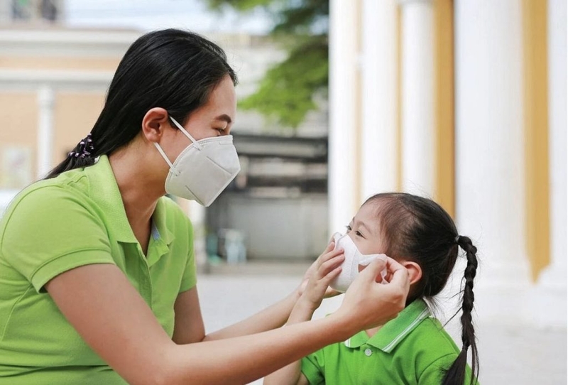 Những điều cần lưu ý khi chọn khẩu trang cho bé1