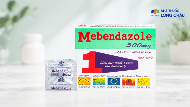 Mebendazole có phổ chống giun sán rộng