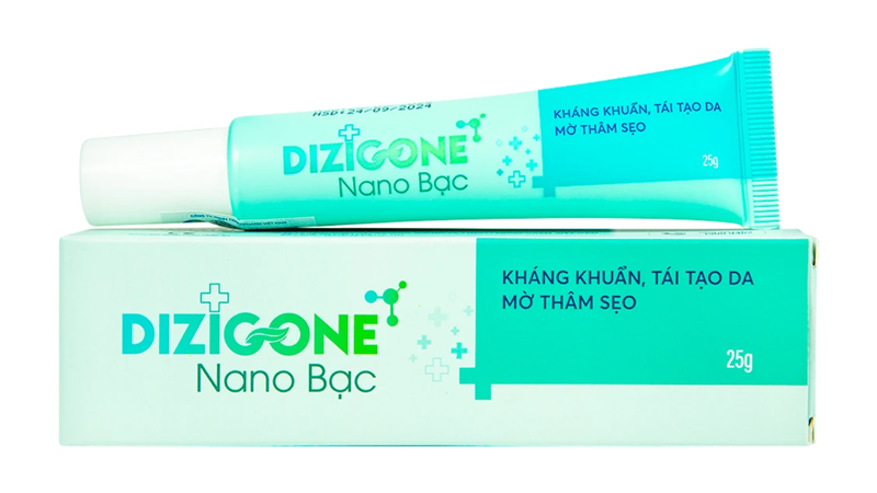 Kem Dizigone Nano Bạc hỗ trợ làm sạch và chăm sóc vùng da bị kích ứng hoặc tổn thương nhẹ